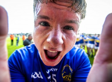 Maghery Sean McDermotts’ Kevin Robinson celebrates after the game.