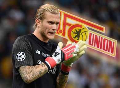Loris Karius, on his way to Union Berlin.