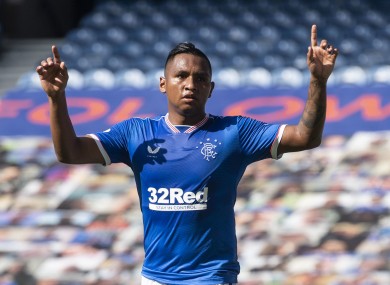 Alfredo Morelos (file pic).
