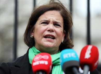Mary Lou McDonald confirmed the resignation of Catherine Kelly this evening.