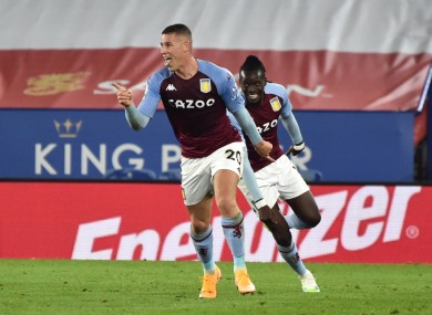 Winner, winner: Ross Barkley was Villa's hero.