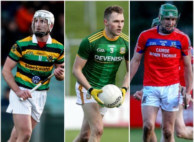 Patrick Horgan, Conor McGill and David Burke are all in county final action this weekend.