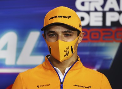 McLaren driver Lando Norris.