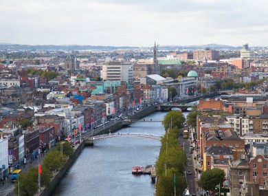 Overview of Dublin city.