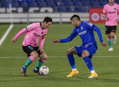 Even Lionel Messi could not prevent Barca slipping to defeat tonight.