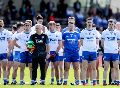 The Waterford footballers were due to play Antrim on Sunday.