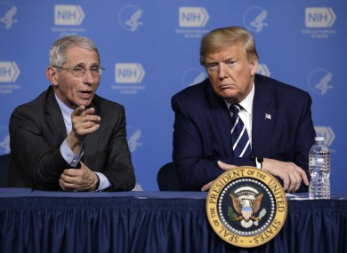 Dr Fauci is critical of the advert, but the Trump campaign defended using the clip