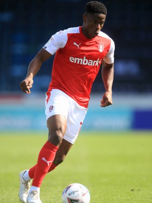 Chiedozie Ogbene of Rotherham United.
