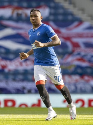 Rangers forward Alfredo Morelos.
