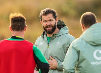 Farrell has made nine changes to his starting XV for this weekend.