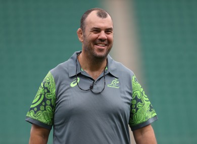 Michael Cheika during his time in charge of the Wallabies.