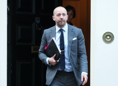 File image of Boris Johnson's communications director Lee Cain who has announced his resignation.