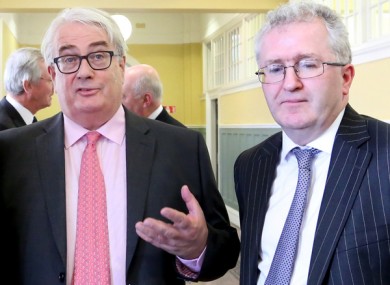 Chief Justice Frank Clarke (L) and Seamus Woulfe (R).