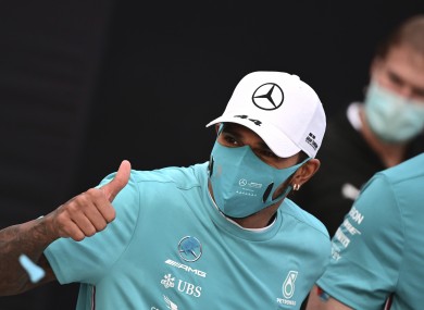 Lewis Hamilton (file pic).