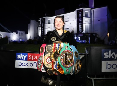 Taylor defends her lightweight crown against Gutierrez in London on Saturday.