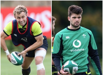 Craig Casey and Harry Byrne have trained with Ireland this year but aren't in the latest squad.