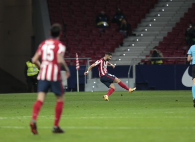 Yannick Carrasco takes the ball around Ter Stegen to score the game's decisive goal.