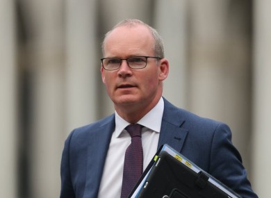 Foreign Affairs Minister Simon Coveney (file photo)