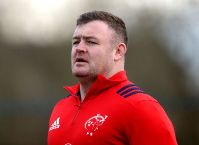 Munster prop Dave Kilcoyne.