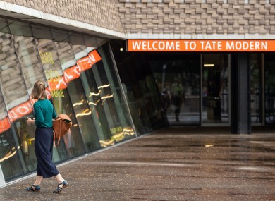 The boy was thrown from a 10th-storey balcony at the Tate Modern