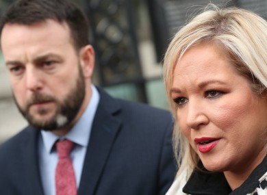 File image of Sinn Féin's Michelle O'Neill.