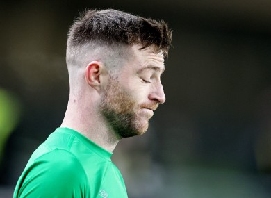 Jack Byrne after the game.