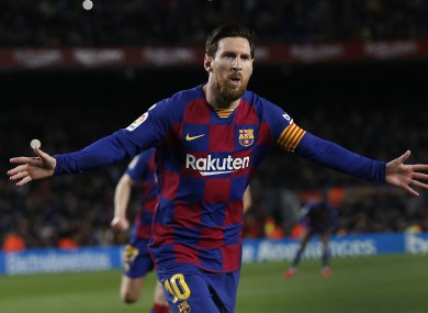 Lionel Messi (file pic).