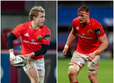 Craig Casey and Gavin Coombes have been in good form for Munster.