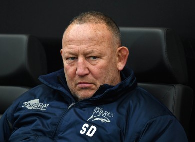 Sale Sharks Director of rugby Steve Diamond.