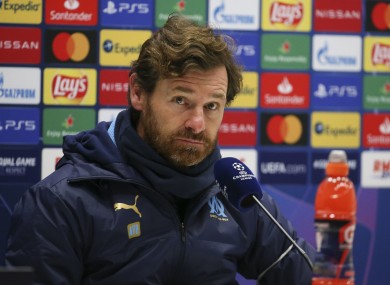 Andre Villas-Boas (file pic).