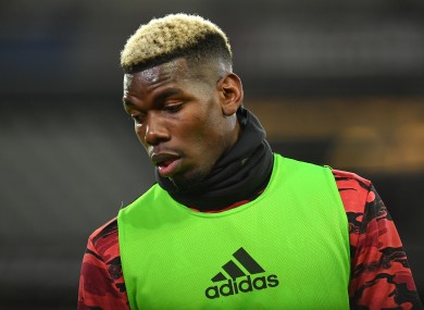Paul Pogba (file pic).