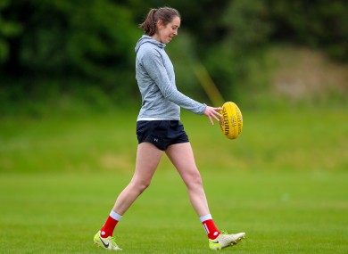 Another cruel blow: Áine Tighe.