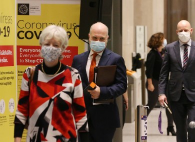 Professor Karina Butler, Chair of the National Immunisation Advisory Committee and Chief Medical Officer Dr Tony Holohan.