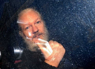 File image of Julian Assange.