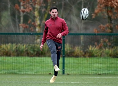 File photo: Carbery kicking at UL early this month.