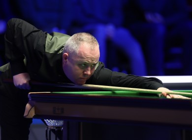 John Higgins of Scotland (file pic).