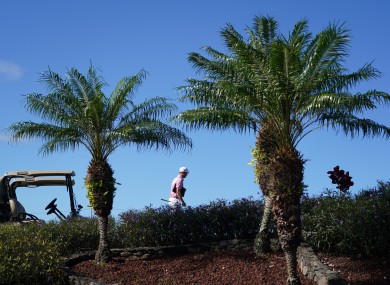 Thomas: eight birdies to share the lead.