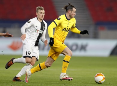 Gareth Bale on the ball.