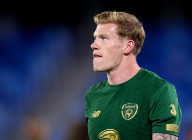 Republic of Ireland and Stoke City winger James McClean.