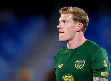Ireland's James McClean.
