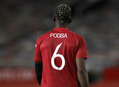 Paul Pogba (file pic).