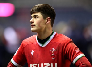 Louis Rees-Zammit (file pic).