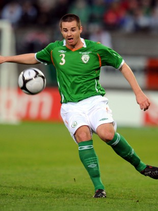 Eddie Nolan pictured on duty with Ireland during a 2009 friendly against South Africa.