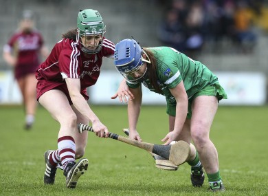 Galway's Siobhan Coen in action against Limerick in 2016.