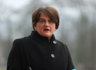 DUP leader Arlene Foster
