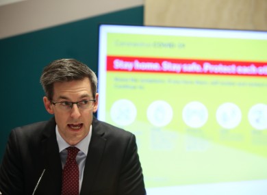 Deputy Chief Medical Officer Dr Ronan Glynn