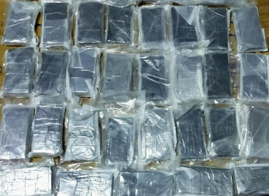 Some of the drugs seized.