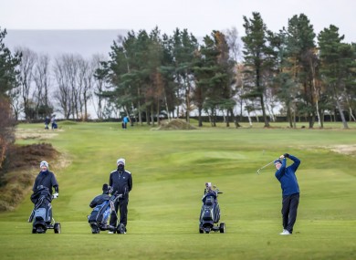 Golf is among the activities permitted as England eases Covid restrictions