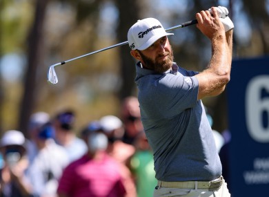 Dustin Johnson (file pic).