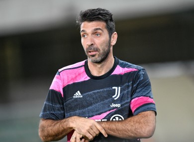 Juventus goalkeeper Gianluigi Buffon.